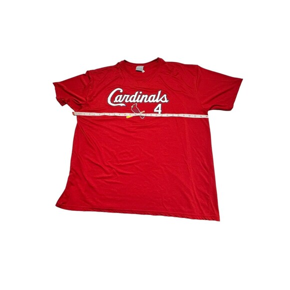 St Louis‎ Cardinals Yadier Molina #4 Men's Majestic  Shirt Adult Size 2XL - Picture 7 of 10